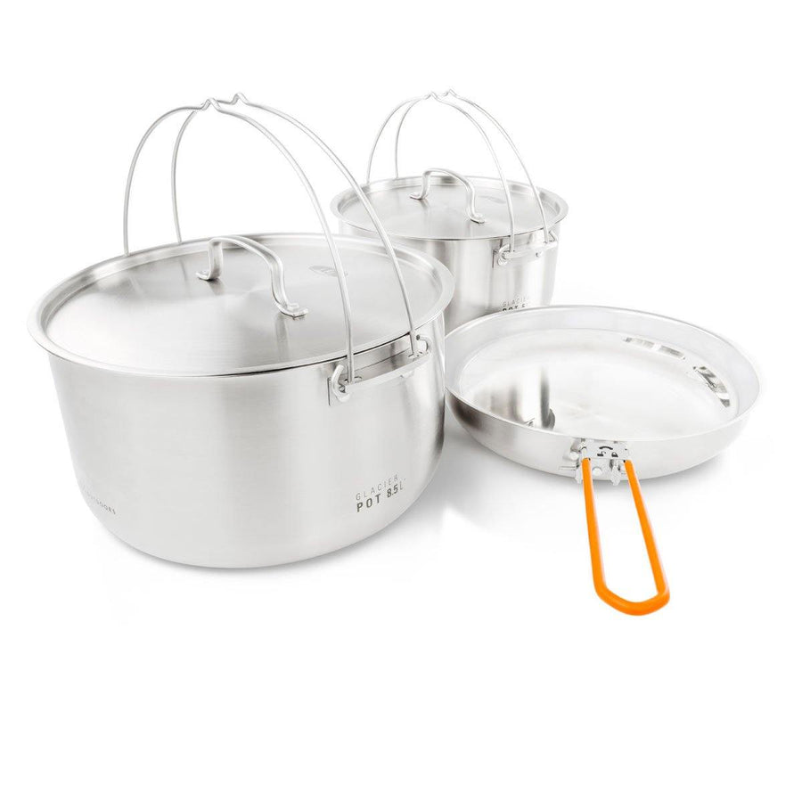 GSI - GLACIER STAINLESS TROOP COOKSET - Outdoor eStore Australia - outdoorestore.com.au