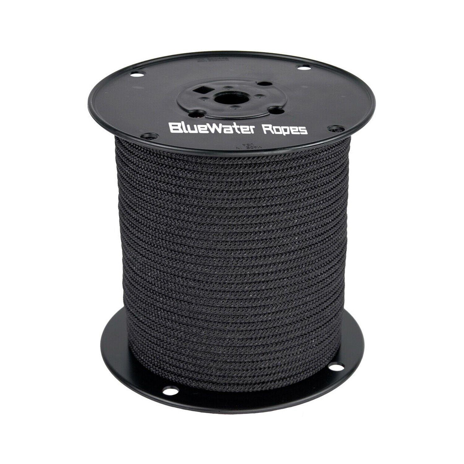 BLUEWATER - STATIC NYLON CORD 6MM Black - Outdoor eStore Australia - outdoorestore.com.au