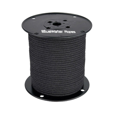 BLUEWATER - STATIC NYLON CORD 6MM Black - Outdoor eStore Australia - outdoorestore.com.au