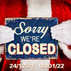Christmas Delivery & Closures