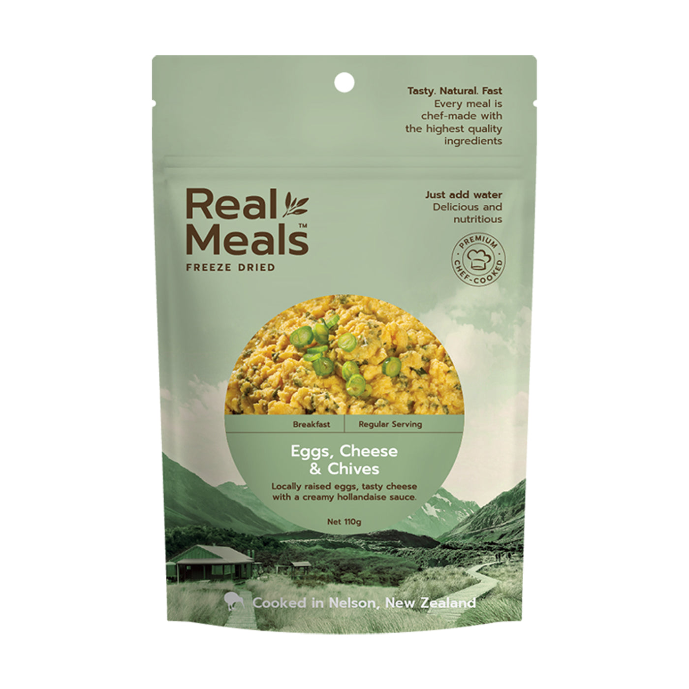 REAL MEALS - EGGS, CHEESE AND CHIVES