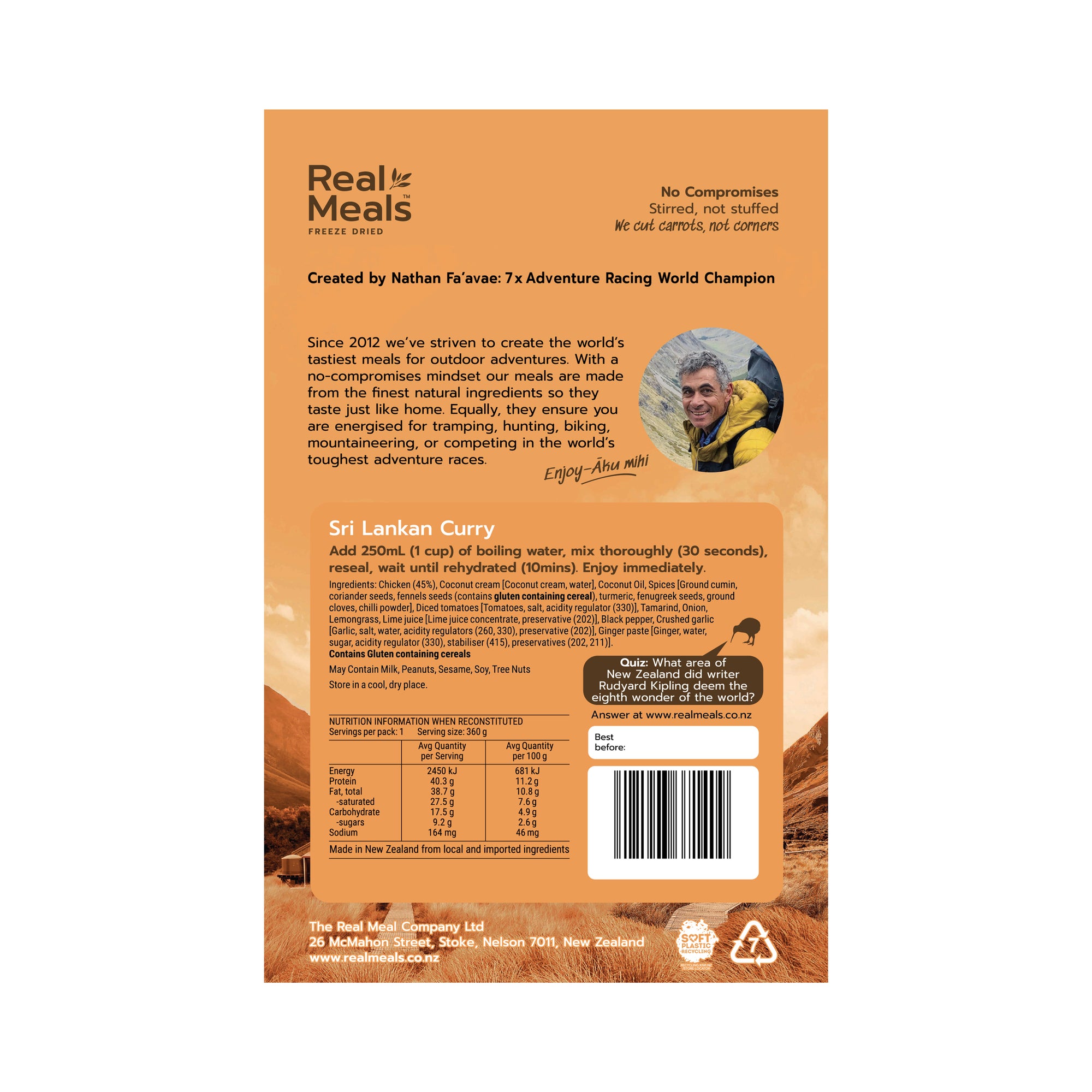 REAL MEALS - SRI LANKAN CHICKEN CURRY