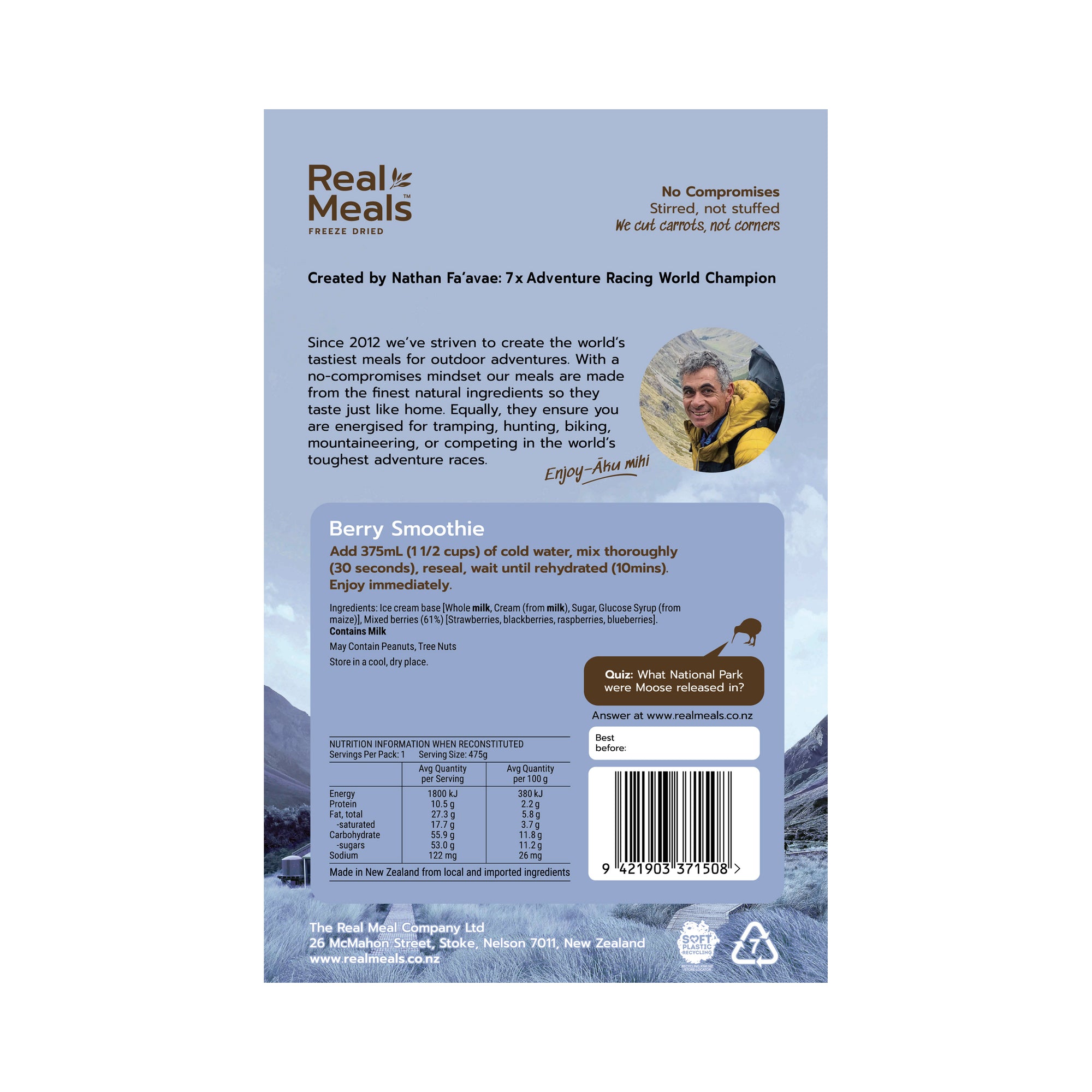 REAL MEALS - BERRY SMOOTHIE