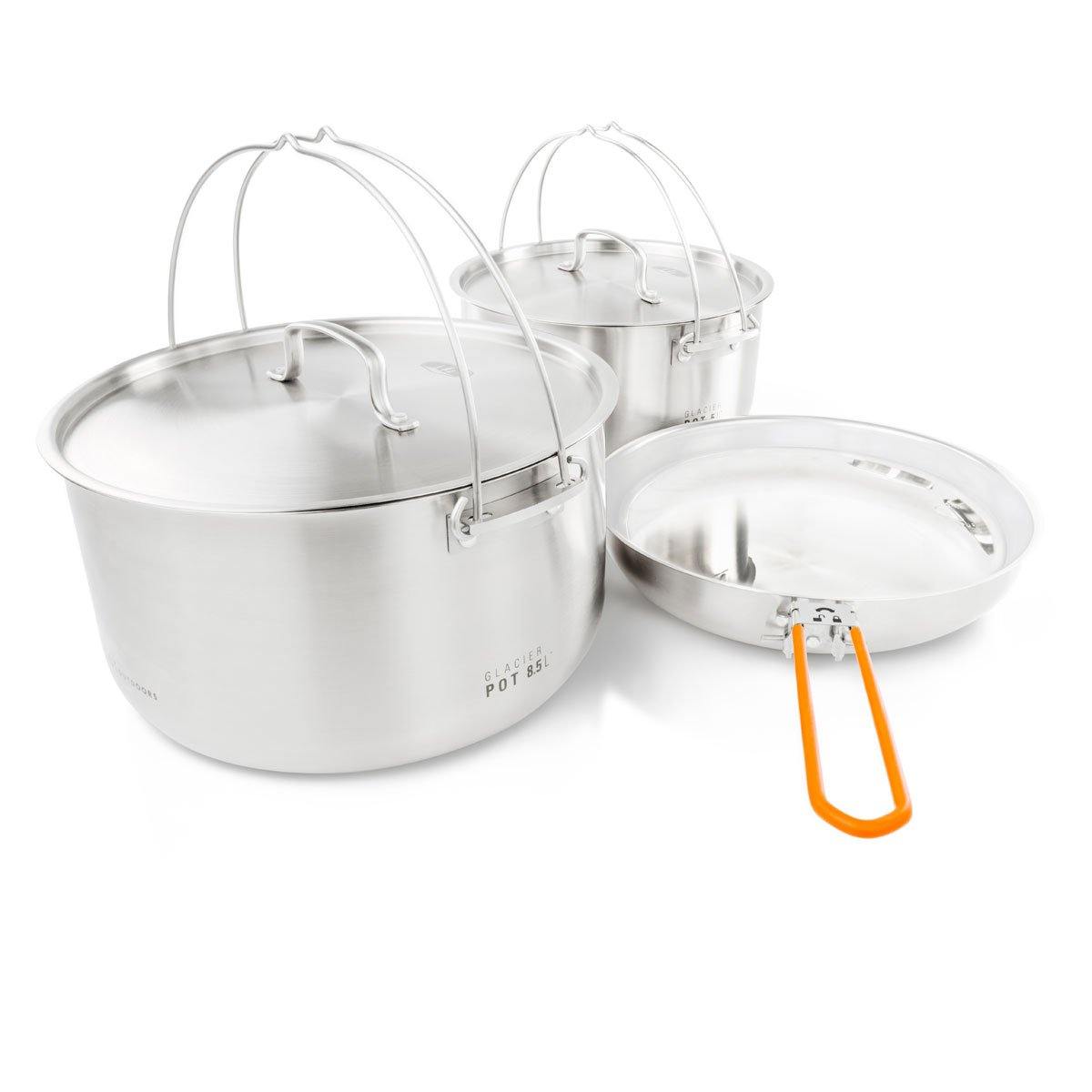 GSI - GLACIER STAINLESS TROOP COOKSET - Outdoor eStore Australia - outdoorestore.com.au