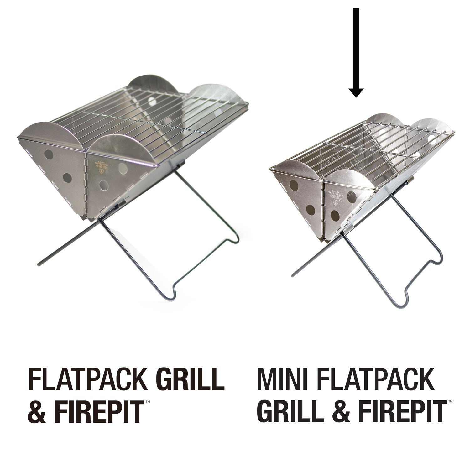 Uco mini flatpack top grill