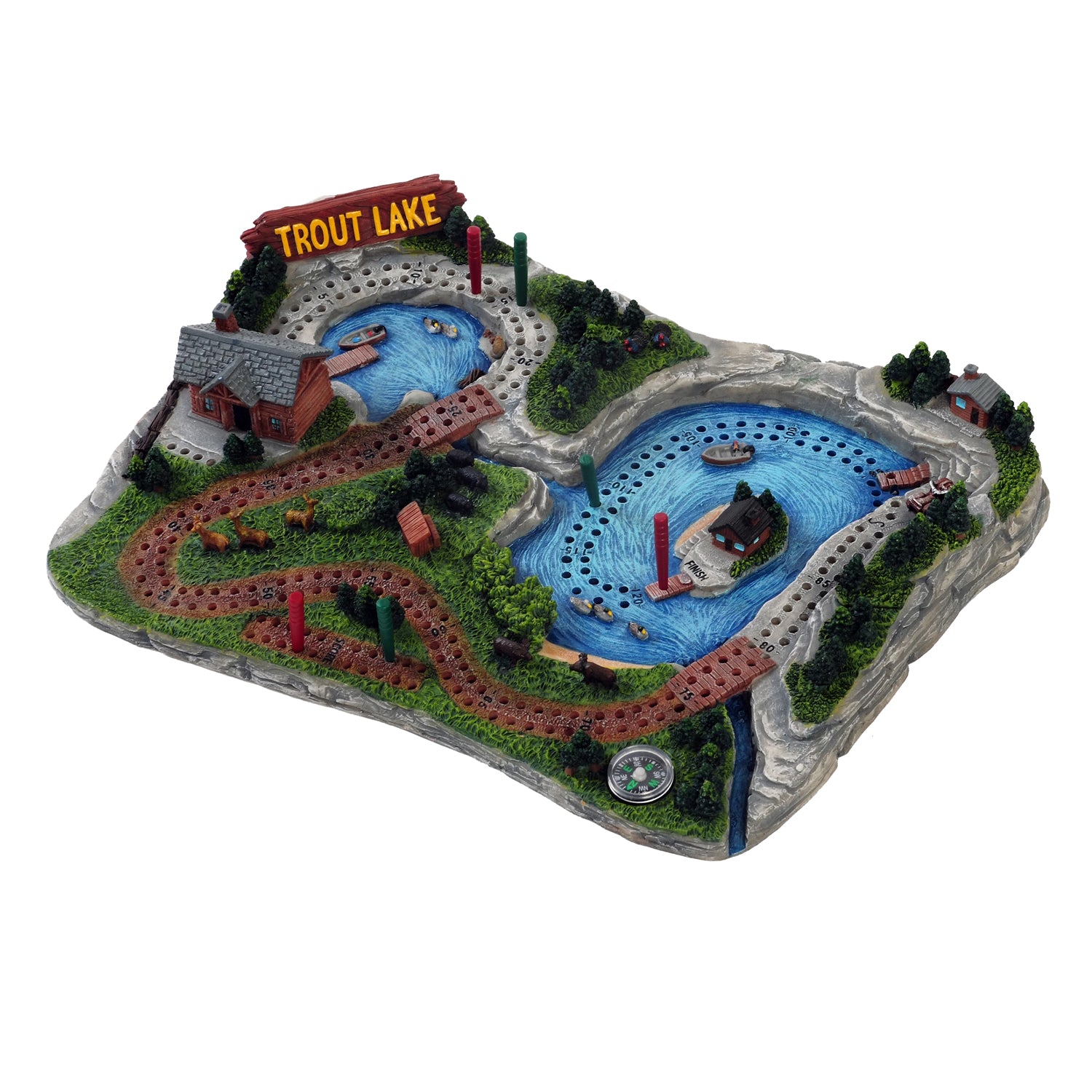 GSI - TROUT LAKE CRIBBAGE BOARD